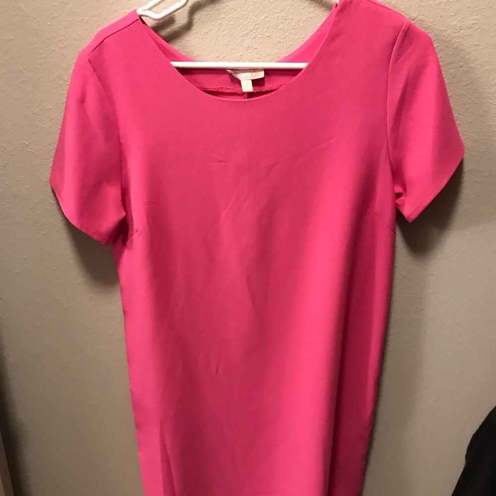 Hot pink dress